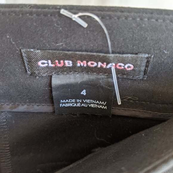 Club Monaco Skinny Dress Pants with Zipper Pockets - Picture 3 of 4